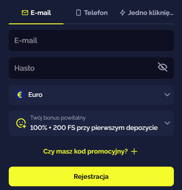 Proces rejestracji i logowania do Goldbet Casino